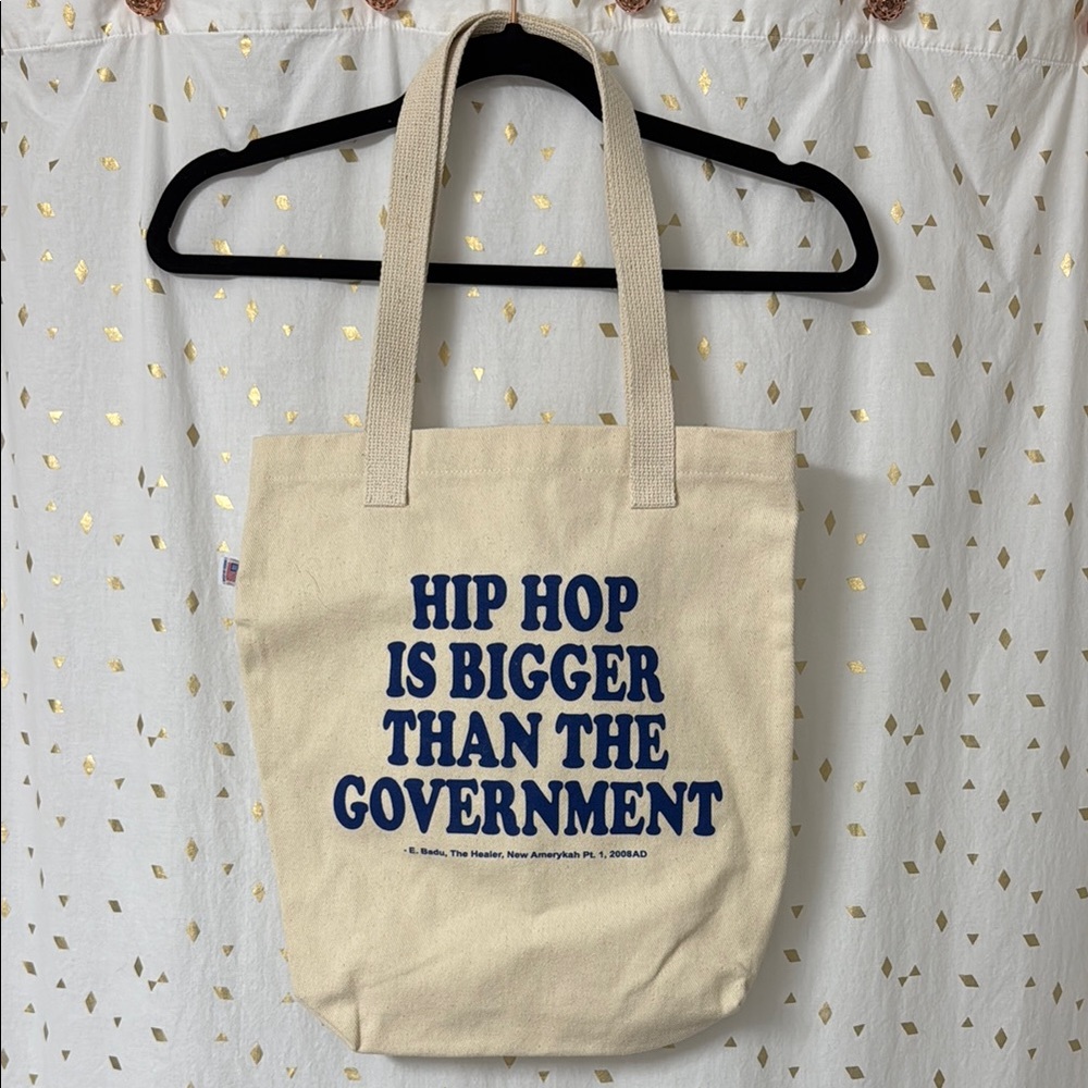 NWOT Canvas Tote Bag from Erykah Badu: Live from Badubatron Tour
